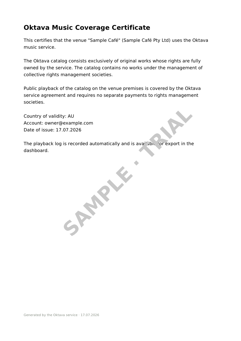 Named certificate
